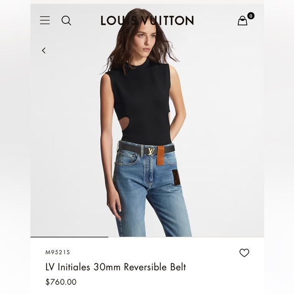 Louis Vuitton reversible belt - Picture 6 of 9